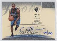 Rookie Authentics Autograph - Chris Richard #/100