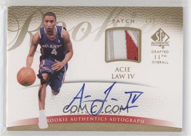 2007-08 SP Authentic - [Base] #123 - Rookie Authentics Autograph Patch - Acie Law IV /599