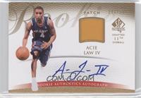 Rookie Authentics Autograph Patch - Acie Law IV #/599