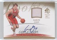 Rookie Authentics Autograph Patch - Aaron Gray #/599