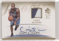 Rookie Authentics Autograph Patch - Chris Richard #/399