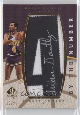 2007-08 SP Authentic - By the Number Manufactured Patch Autographs - Jersey Number #BN-AD - Adrian Dantley /25