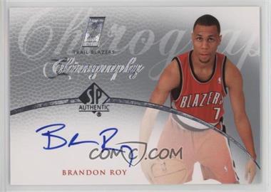 2007-08 SP Authentic - Chirography #CR-RO - Brandon Roy