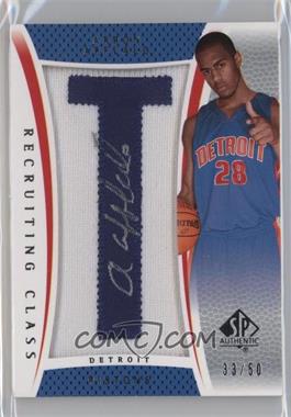 2007-08 SP Authentic - Recruiting Class Manufactured Patch Autographs - City Name #RC-AA - Arron Afflalo /50