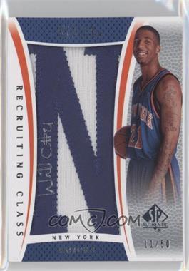 2007-08 SP Authentic - Recruiting Class Manufactured Patch Autographs - City Name #RC-WC - Wilson Chandler /50