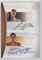 Paul Davis, Patrick O'Bryant [Noted] #/50