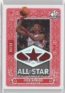 2007-08 SP Game Used - All-Star Memorabilia - Patch #AS-JH - Josh Howard /50