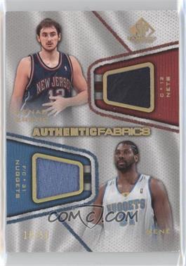 2007-08 SP Game Used - Authentic Fabrics Dual - Patch #AFD-KN - Nenad Krstic, Nene /50