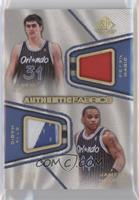 Darko Milicic, Jameer Nelson [EX to NM] #/50