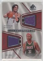 Andrew Bogut, Charlie Villanueva #/99