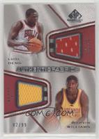 Luol Deng, Marvin Williams #/99