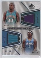 David West, J.R. Smith #/99