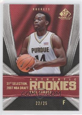 2007-08 SP Game Used - [Base] - Gold #169 - Carl Landry /25