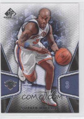 2007-08 SP Game Used - [Base] #60 - Stephon Marbury