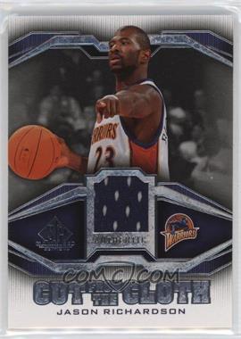 2007-08 SP Game Used - Cut from the Cloth #CC-JR - Jason Richardson