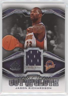 2007-08 SP Game Used - Cut from the Cloth #CC-JR - Jason Richardson