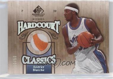 2007-08 SP Game Used - Hardcourt Classics - Patch #HC-BL - Andray Blatche /50