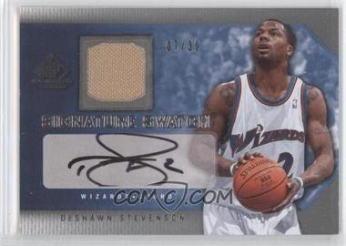 2007-08 SP Game Used - Signature Swatch #SS-DS - DeShawn Stevenson /30