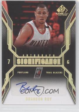 2007-08 SP Game Used - Significance Autographs #SI-BR - Brandon Roy
