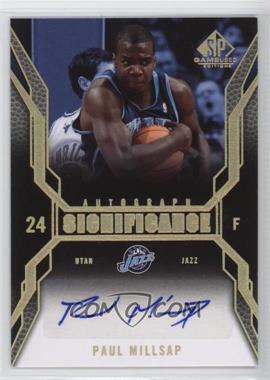 2007-08 SP Game Used - Significance Autographs #SI-PM - Paul Millsap