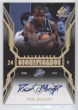2007-08 SP Game Used - Significance Autographs #SI-PM - Paul Millsap