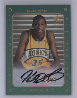 2007-08 SP Rookie Edition - [Base] - Autographs #121 - 1997-98 SP Rookies Design - Kevin Durant [COMC RCR Near Mint‑Mint+]