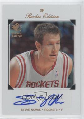 2007-08 SP Rookie Edition - [Base] - Autographs #184 - 1998-99 SP Veteran/Legend Design - Steve Novak