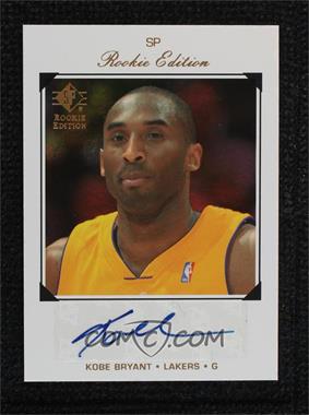 2007-08 SP Rookie Edition - [Base] - Autographs #185 - 1998-99 SP Veteran/Legend Design - Kobe Bryant