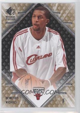 2007-08 SP Rookie Edition - [Base] #101 - Demetris Nichols