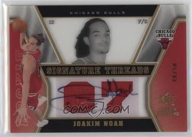 2007-08 SP Rookie Threads - [Base] - Gold #54 - Signature Threads - Joakim Noah /50 [EX to NM]