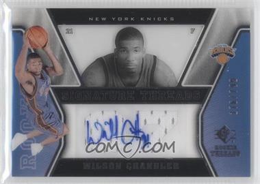 2007-08 SP Rookie Threads - [Base] #66 - Signature Threads - Wilson Chandler /799