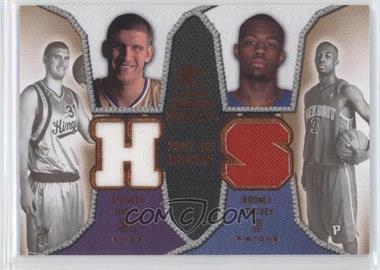 2007-08 SP Rookie Threads - Dual Rookie Threads #DRT-SH - Spencer Hawes, Rodney Stuckey