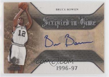 2007-08 SP Rookie Threads - Scripted in Time #SIT-BB - Bruce Bowen