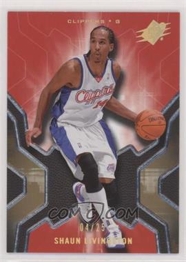 2007-08 SPx - [Base] - Radiance #74 - Shaun Livingston /25