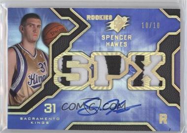 2007-08 SPx - [Base] - Spectrum #107 - Spencer Hawes /10