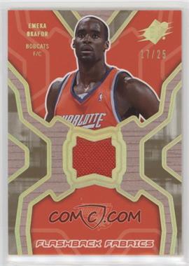 2007-08 SPx - Flashback Fabrics - Parallel #FF-EO - Emeka Okafor /25