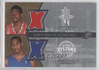 Aaron Brooks, Arron Afflalo [EX to NM]