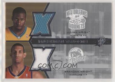 2007-08 SPx - Freshman Tandems Jerseys #F2-WW - Julian Wright, Brandan Wright