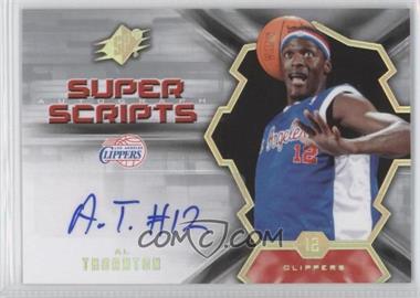 2007-08 SPx - Super Scripts Autograph #SS-AT - Al Thornton