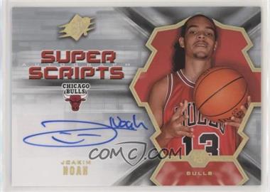 2007-08 SPx - Super Scripts Autograph #SS-JN - Joakim Noah