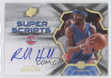 2007-08 SPx - Super Scripts Autograph #SS-RH - Richard Hamilton