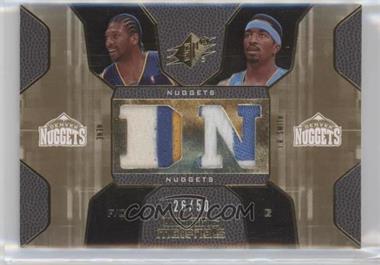 2007-08 SPx - Winning Materials Combo - Patch #WMC-NJ - Nene, J.R. Smith /50