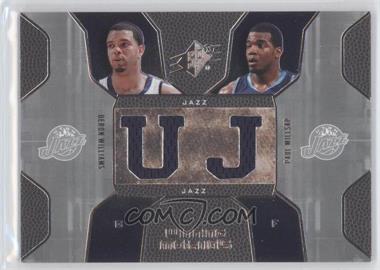 2007-08 SPx - Winning Materials Combo #WMC-WM - Deron Williams, Paul Millsap