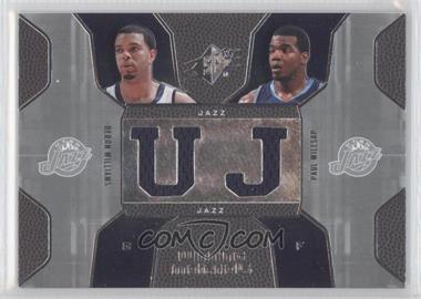 2007-08 SPx - Winning Materials Combo #WMC-WM - Deron Williams, Paul Millsap