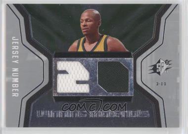 2007-08 SPx - Winning Materials Jersey - Jersey Number #WMJ-RA - Ray Allen