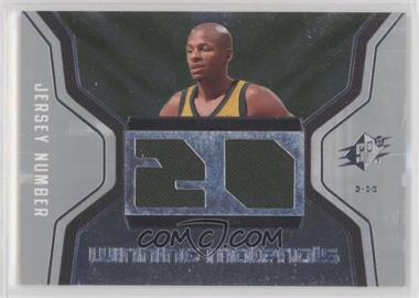 2007-08 SPx - Winning Materials Jersey - Jersey Number #WMJ-RA - Ray Allen