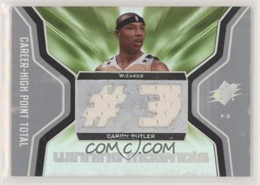 2007-08 SPx - Winning Materials Jersey - Stats #WMJ-BU - Caron Butler [EX to NM]