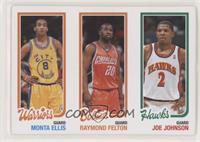 Monta Ellis, Raymond Felton, Joe Johnson #/99