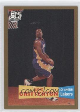 2007-08 Topps - [Base] - 1957-58 Variations Gold #129 - Javaris Crittenton /2007