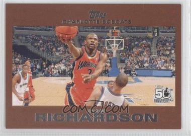 2007-08 Topps - [Base] - Copper #58 - Jason Richardson /50